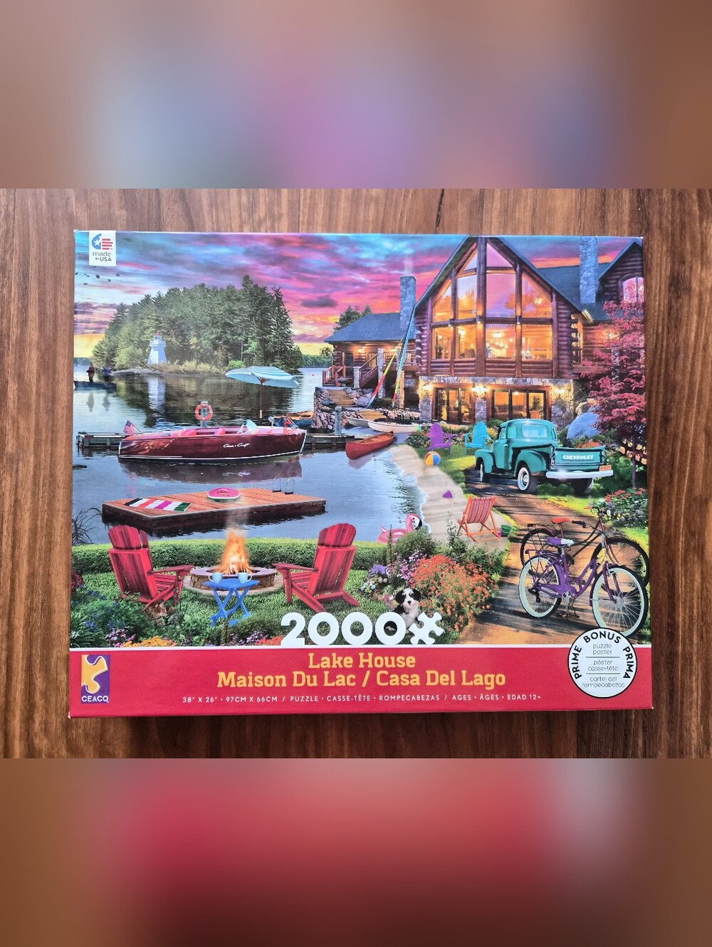 Lake House 2000 Piece Puzzle Ceaco